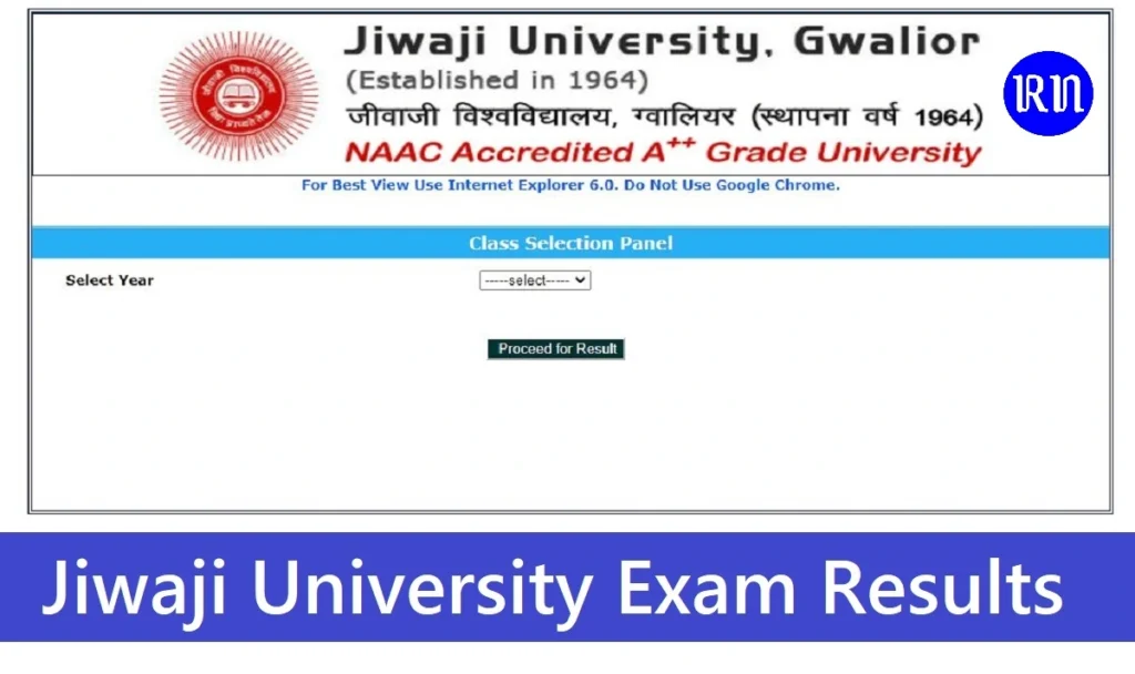 jiwaji university ba 1st year result