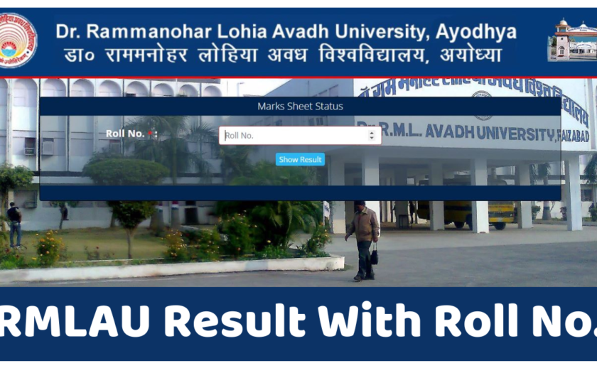 rmlau ba 2nd year result